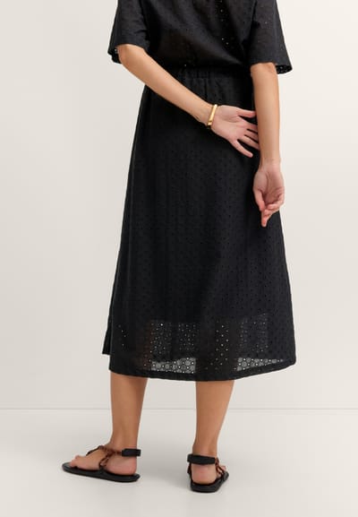 Bugatti Damen Rok met gaatjespatroon