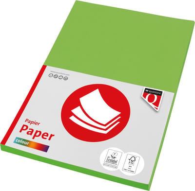 Kopieerpapier quantore col-50 a4 160gr helgroen | 10 stuks