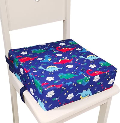 Verstelbare en Wasbare Kinder Booster Stoel, Waterafstotend Kussen, Ideaal voor Eetkamertafels, Draagbare Kinderstoel, 33 x 33 x 8 cm