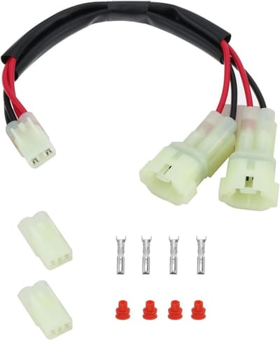 Allecta - Motorfiets Twin Power Splitter voor Honda - 2-weg vrouwelijke connectoren