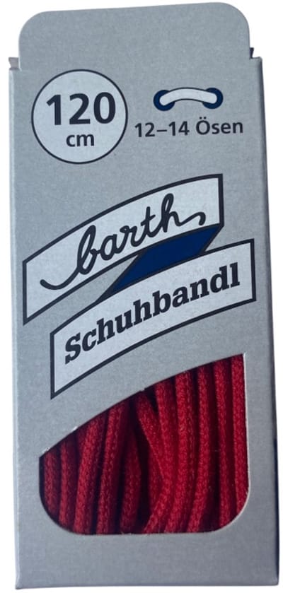 Dunne ronde veter 120 cm Rood (Barth)