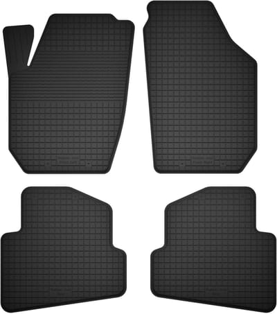 Wielganizator BasicProtect Serie - Rubber Automatten - Volkswagen Polo V - 2009-2017 - 4 Stuks