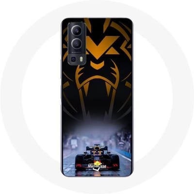 Hoesje - Vivo - Y72 - Formule 1 Sebastian Vettel - Zwart - Flexibel zwart