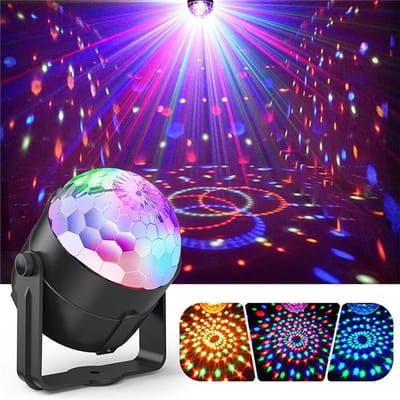 Mobstore Discolamp met Afstandsbediening en Muziekgestuurd - Disco licht - Kinderen - Volwassenen - Discolamp met 10 standen en 51 LEDs