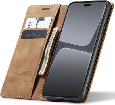 Hoesje geschikt voor Xiaomi 13 Lite - Book Case Leer Slimline Bruin