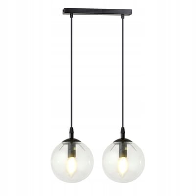 Emibig COSMO Hanglamp Zwart Glas E14 100cm Dimbaar