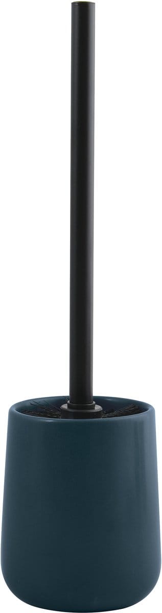 MSV WC Borstel met Houder - MAONIE - Toiletborstel Vrijstaand - Keramiek - Blauw