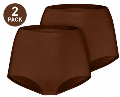 ten Cate Dames High Waist – Secrets – 2-Pack – Coconut– Maat M– Naadloos & Comfortabel Ondergoed – Fluweelzachte Afwerking – Voordeelverpakking