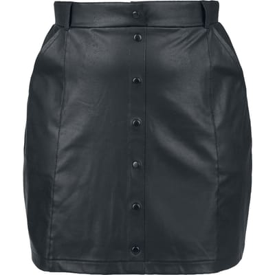 Black Premium by EMP Minirok - Essential - faux leather - S tot XXL - voor Vrouwen - zwart