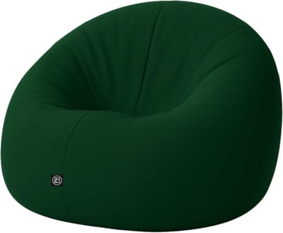 Zitzak Zitkussen - Zitpoef Loungekussen - Ontspannen Zitten - 2-in-1 Functie - 145cm Diameter - Donkergroen
