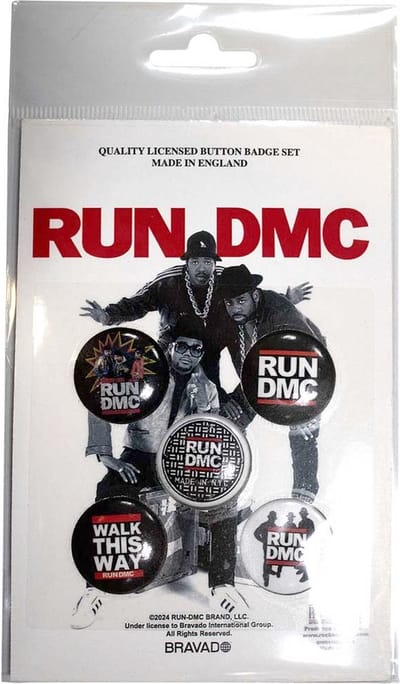 Run DMC - Walk This Way Badge/button - Set van 5 - Multicolours