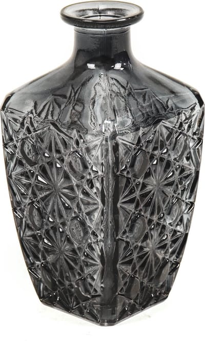 HV Glazen Karaf - Zwart - 9x19cm