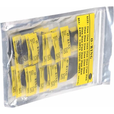 950 stuks Set 0,5 0,6 0,7 mm 12 mm 30 mm Universele Rubberen O-ring Afslichtingen voor Achterdeksel van Horloges 0.6mm