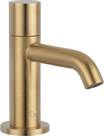 Ben Lavion Fonteinkraan - 13.00 cm - Goud-look - Messing - Toiletkraan - Koudwaterkraan - WC Kraan