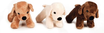 Beeztees Pluche hond asco kleur assorti 26cm