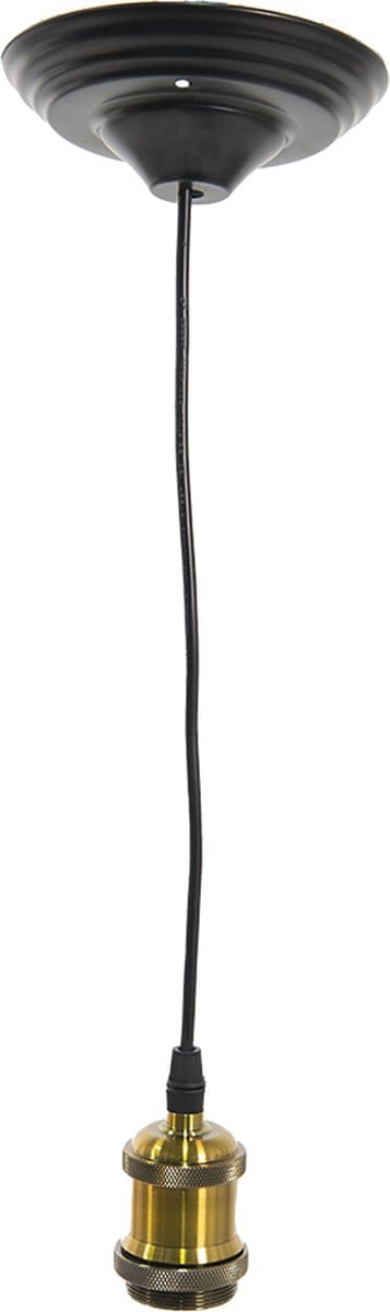 Lumilamp Snoerpendel 150 cm Goudkleurig Zwart Kunststof