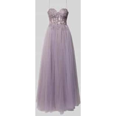 Avondjurk met glitter-mesh