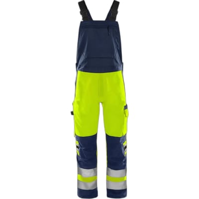 Fristads High vis Green amerikaanse overall klasse 2 1030 GLPU - Hi-Vis geel/marineblauw - C146