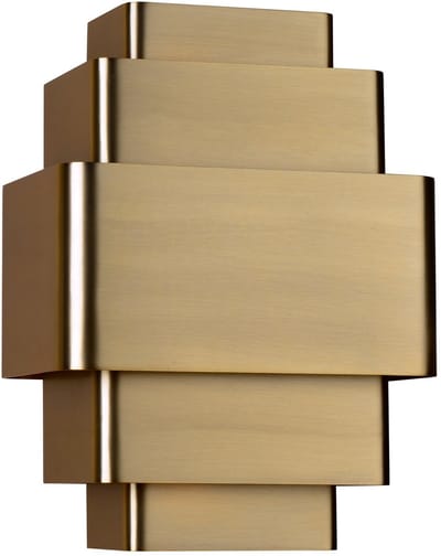 Wandlamp - goud/brons - 3 x G9 - 28cm hoog