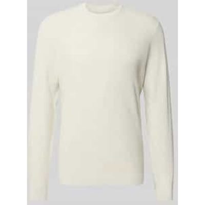 Gebreide pullover met ribboorden