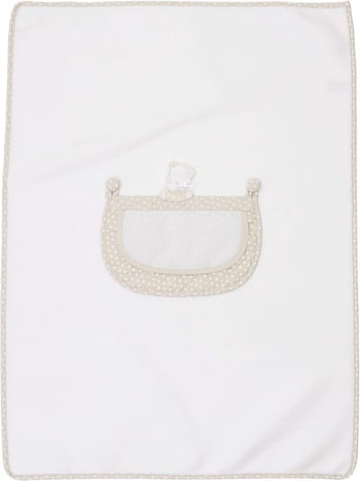 Zachte fleece babydeken 60 x 80 cm, taupe