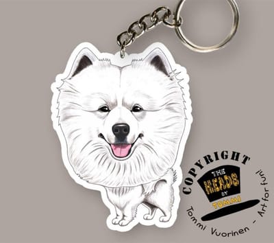 Sleutelhanger Hond Samojeed