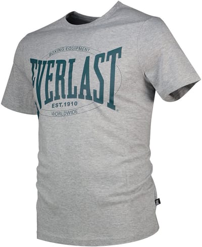 Everlast Jersey T-shirt Met Korte Mouwen Grijs S Man