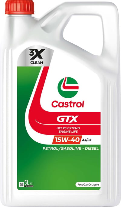 Castrol Motorolie GTX 15W-40 A3/B3 5L