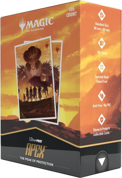 Ultra Pro - Magic: The Gathering - Outlaws of Thunder Junction - 105 APEX Standard Sized Card Sleeves Pack - Gang Silhouette (63 x 89 mm)