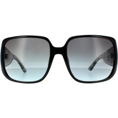 Guess zonnebril gu7682 01b glanzende zwarte rookgrijs gradiënt