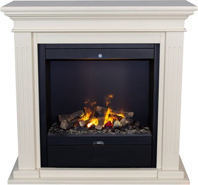Xaralyn Elektrische haard - Cadiz EAL-MDW - Witte houten haardombouw - 1500 Watt verwarming - Waterdamphaard - afstandsbediening