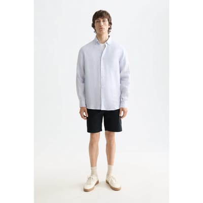 Scotch & Soda Core Stuart Cotton-blend Twill Regular-fit Short Black Maat: W28 | Korte Broeken Outlet | Heren | Zwart