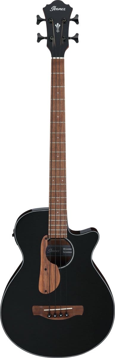 Ibanez AEGB24E-BKH Black High Gloss - Akoestische basgitaar