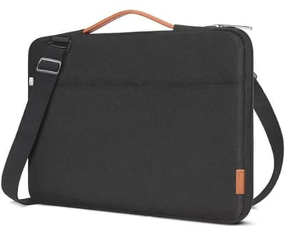Waterdichte en schokbestendige laptophoes met schouderband