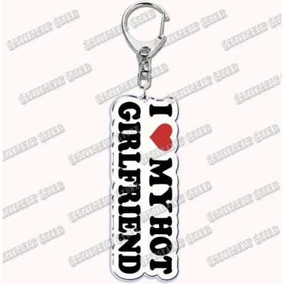Eenvoudige Sleutelhanger met Letter Ik Hou Van Mij Mijn Vriendin voor Accessoires Sieraden Tas Sleutelhanger Sleutelhangers Bf Koppel Liefhebbers Valentijnsdag Cadeaus white