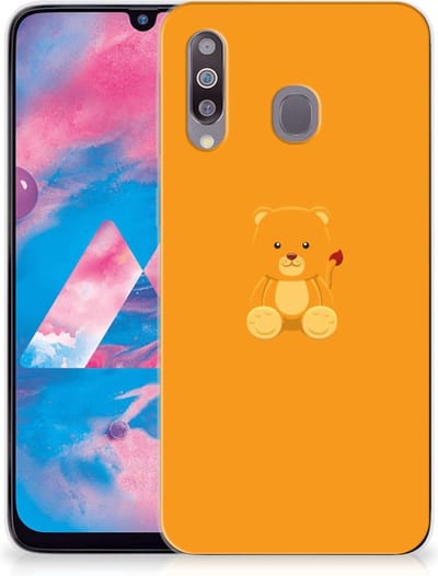Samsung Galaxy M30 Telefoonhoesje met Naam Baby Beer