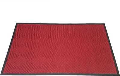 Schoonloopmat Brush Clean 90x150 cm - Deurmat / Entreemat - Rood