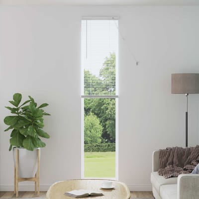 vidaXL - Venetiaanse - jaloezie - Wit - 213 - x - 40 - cm - 25 - mm - PVC