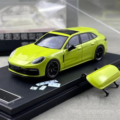 Kamer 1:64 Panamera Sport Turismo Stationwagen Lichtmetalen Auto Diecasts & Speelgoedvoertuigen Automodel Minischaal Modelauto Speelgoed Voor Kinderen