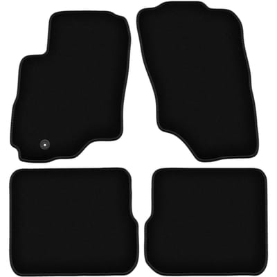 BASIC zwarte veloursmatten voor: Mitsubishi Outlander I SUV (2001-2006)