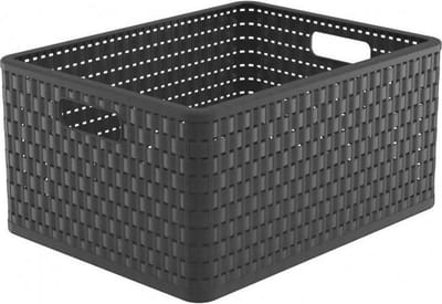 Rotho 1166808853 Opbergmand (l x b x h) 43 x 33 x 21.5 cm Antraciet 1 stuk(s)