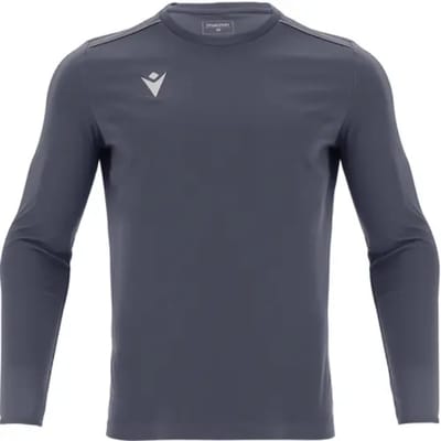 Macron Energy Rigel Hero Voetbalshirt Lange Mouw Heren - Antraciet | Maat: M