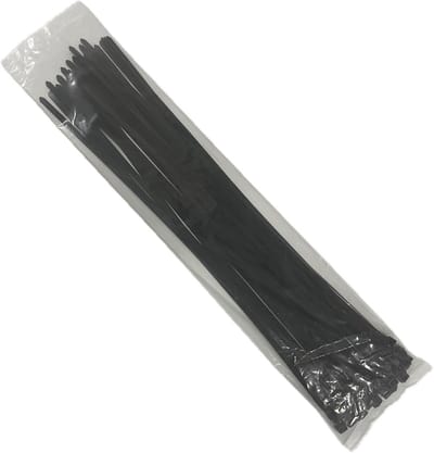 Extra Grote Kabelbinders Kabelstrips Zwart 550x9mm - 100 Stuks - Zeer Sterk (80kg)