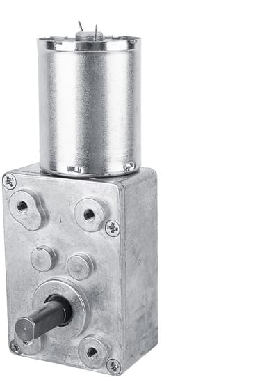 Reversible Worm Drive met Hoge Koppel DC Motor voor 12V Toepassingen - 5/6/20/40/62 RPM Opties