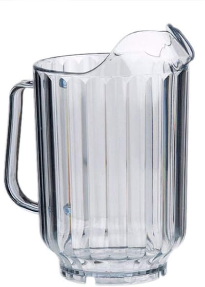 APS Karaf - Waterkan - Kunststof - Transparant - Ø 13 cm - 1,5 Liter - Vaatwasserbestendig