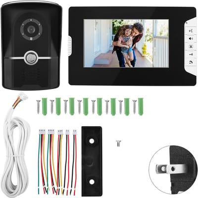 7 inch HD LCD Video Intercom Deurbel Systeem Deurtelefoon Huis Monitor Buitencamera