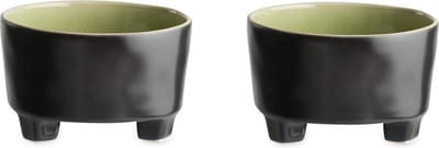 Costa Nova Riviera servies kom op pootjes Large Vert Frais lichtgroen 14 cm - set van 2