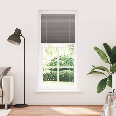 vidaXL - Plissé - rolgordijn - 85x200 - cm - stofbreedte - 84,4 - cm - antraciet