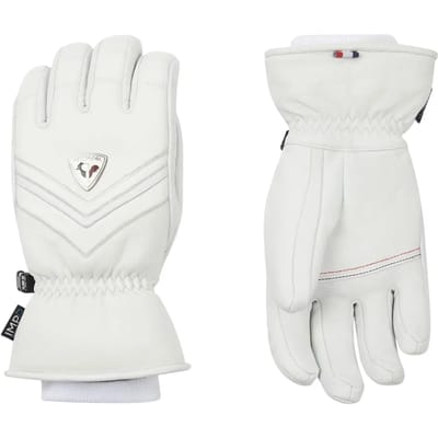 Vrouwenwaterdichte leren skihandschoenen Rossignol Select