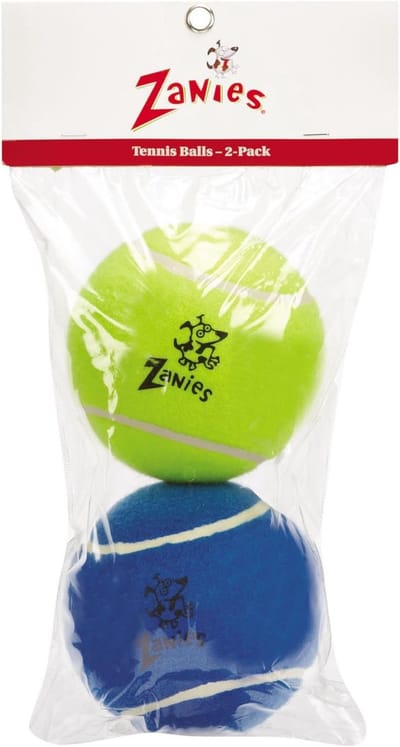 Honden Tennisballen - Grote Ballen - Spelen Buiten - Extra Duurzaam Rubber - 2 stuks - Diverse Kleuren